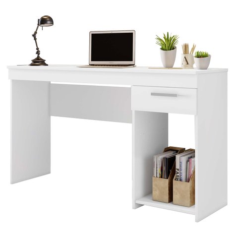 Mesa para Computador Office Officia Branco - MoveisAqui Notável