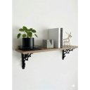 Ver imagem 4 de Prateleira Decorativa Estilo Industrial Colonial para Sala Quarto Cantinho do Café e Oração