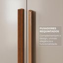 Ver imagem 7 de Guarda-Roupa Casal com Espelho 6 Portas e 6 Gavetas Multimóveis Crnvh-GRP142 Cinamomo/Bege