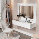 Ver imagem 3 de Penteadeira Camarim Suspensa Sofia Branco