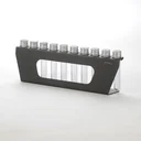 Ver imagem 5 de Suporte Porta Temperos Ervas De Balcão 10 Tubetes Aço Preto