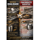 Ver imagem 6 de Gaveta Aquecida de Embutir Profissional Aço Inox 304 Premium Cozix