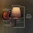 Ver imagem 3 de Arandela Luminaria de Parede Clássico Curvada Decoração Iluminação Casa Sala e Quarto Escritório