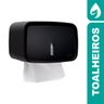 Dispenser Porta Papel Toalha Interfolhas Preto Invoq Compacto - 2