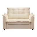 Ver imagem 1 de Sofá 2 Lugares Pequeno Confortável 1,40m Marrocos Bellamado:bege