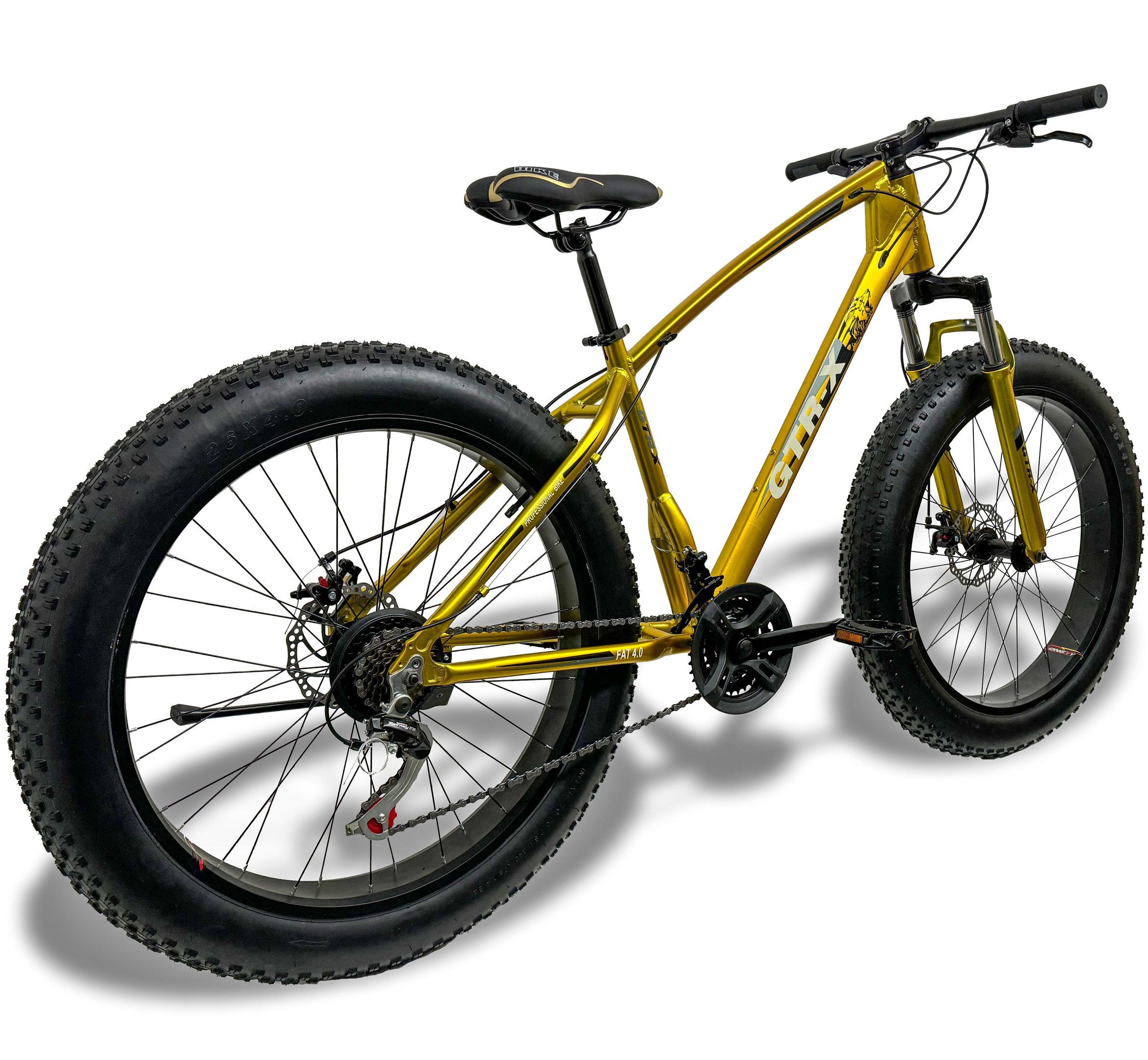 Bicicleta Fat Bike Gtr-x Aro 26 X 4.0 Freios Disco Shimano - Dourado - 17 " - 3