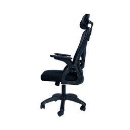 Cadeira de Escritório Ergonômica Giratória Office Presidente Columbus com Tela Mesh Preta / Cinza - 4