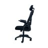 Cadeira de Escritório Ergonômica Giratória Office Presidente Columbus com Tela Mesh Preta / Cinza - 5