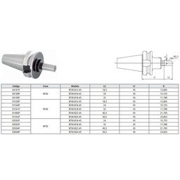 Haste para Mandril Modelo Bt30 - B16 - 45 - Mas 403 Bt - 5