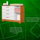 Ver imagem 2 de Jogo de Quarto para Bebe Zaki e Katatau Branco com Savana - Moveisaqui