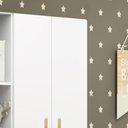 Ver mais imagens de Guarda Roupa Ditália 3 Portas 3 Gavetas BB-322 Branco