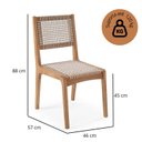 Ver imagem 3 de Conjunto 2 Cadeiras 88cm X 57cm Sintra