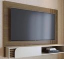 Ver imagem 2 de Painel Ripado para TV até 55 Polegadas Suspenso 1 Porta Jurerê Amêndoa/Off White Matte