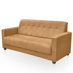 Sofá para Sala de Estar Moderno Confortável Veneza Suede - 5