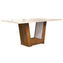 Ver imagem 2 de Mesa de Madeira 6 Lugares Imbuia - Pnr Móveis