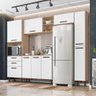Cozinha Compacta 6 Peças 9 Portas 2 Gavetas Micaella I03 Cartagena/Branco - Mpozenato - 2