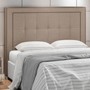 Ver imagem 5 de Cabeceira Cama Box Casal 140cm Paolla P02 Sintético Bege