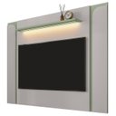 Ver imagem 1 de Painel para Tv Suspenso 75 Pol 180cm Marina Off/pistache B02 - Mpozenato