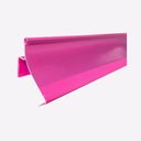 Ver imagem 3 de Kit 3 Bandejas Prateleiras 40x91 P/gôndola New Plus Preta Porta Etiquetas Rosa - Sa Gôndolas