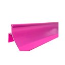 Ver imagem 4 de Kit 3 Bandejas Prateleiras 40x91 P/gôndola New Plus Preta Porta Etiquetas Rosa - Sa Gôndolas