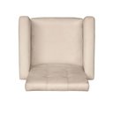 Ver imagem 6 de Poltrona Cadeira Decorativa Resistente com Base de Ferro para Escritório