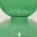 Ver imagem 2 de Vaso Decorativo de Vidro Verde 27x22x22cm Enfeite Sala Mesa Estante Aparador