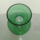 Ver imagem 3 de Vaso Decorativo de Vidro Verde 27x22x22cm Enfeite Sala Mesa Estante Aparador