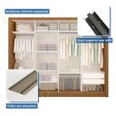 Ver imagem 6 de Guarda Roupa Casal 4 Portas 4 Gavetas Milano Minastex