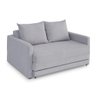 Sofa Cama Casal 147cm Trento Cinza Estofama - 1