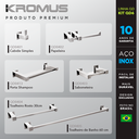 Ver imagem 7 de Kit Acessórios para Banheiros 6 Peças Inox - Kromus KITQD6