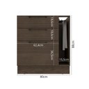 Ver imagem 4 de Balcão 80cm 3 Gavetas 1 Toalheiro Cozinha sem Tampo Lisboa
