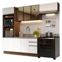 Ver imagem 2 de Armário de Cozinha Completa 270 cm Rustic/Branco Glamy Madesa 17