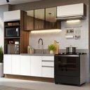 Ver imagem 1 de Armário de Cozinha Completa 270 cm Rustic/Branco Glamy Madesa 17