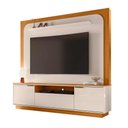 Ver imagem 4 de Painel para TV Home Theater até 75" 200cm MDP com Nicho Marrom Madetec Móveis