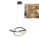 Ver imagem 4 de Lustre Luminária 3000k Orgon Moderno Pendente Arco Led Perfil Infinito Luxo Sala de Jantar Iluminaçã