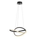 Ver imagem 3 de Lustre Luminária 3000k Orgon Moderno Pendente Arco Led Perfil Infinito Luxo Sala de Jantar Iluminaçã