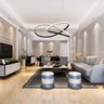 Lustre Luminária 3000k Orgon Moderno Pendente Arco Led Perfil Infinito Luxo Sala de Jantar Iluminaçã - 6
