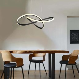 Lustre Luminária 3000k Orgon Moderno Pendente Arco Led Perfil Infinito Luxo Sala de Jantar Iluminaçã - 7