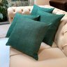 Kit 4 Capas de Almofadas Linho Lincoln 45x45cm Escolha a Cor:verde - 2