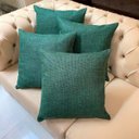 Ver imagem 3 de Kit 4 Capas de Almofadas Linho Lincoln 45x45cm Escolha a Cor:verde