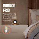 Ver imagem 2 de Abajur Luminária de Mesa Dama Interruptor e Globo e Lâmpada Branco Frio Decoração Casa Sala Quarto