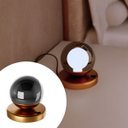 Ver imagem 1 de Abajur Luminária de Mesa Dama Interruptor e Globo e Lâmpada Branco Frio Decoração Casa Sala Quarto