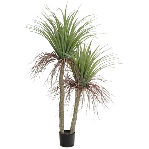 Planta Artificial Arvore Yucca C/pote X117 Verde 1,5cm