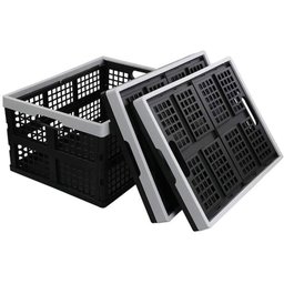 Cesto Dobrável Multiuso 35l 35kg Portátil para Compras - 1