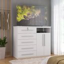 Ver imagem 1 de Cômoda Big Multiuso 1201 Ilan Branca