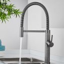 Ver imagem 3 de Torneira Cozinha Gourmet Monocomando Premium Cinza Luxo