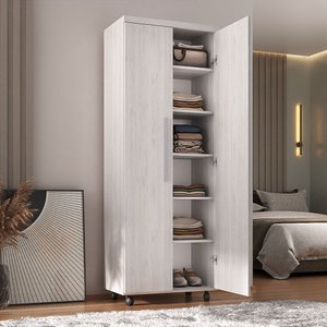 Armário Elegance 2 Portas 1305 Ilan Carvalho Claro