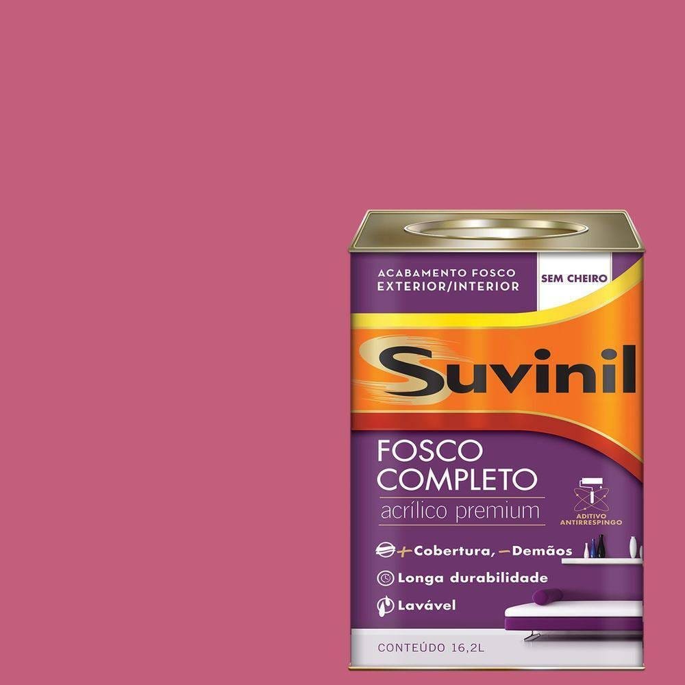 Tinta Acrílica Fosca Suvinil Pitaia-vermelha 18lts - 1
