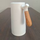 Ver imagem 4 de Garrafa Térmica Branca Café Água Chá 1 Litro 25x13x13cm Norden