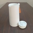 Ver imagem 2 de Garrafa Térmica Branca Café Água Chá 1 Litro 25x13x13cm Norden